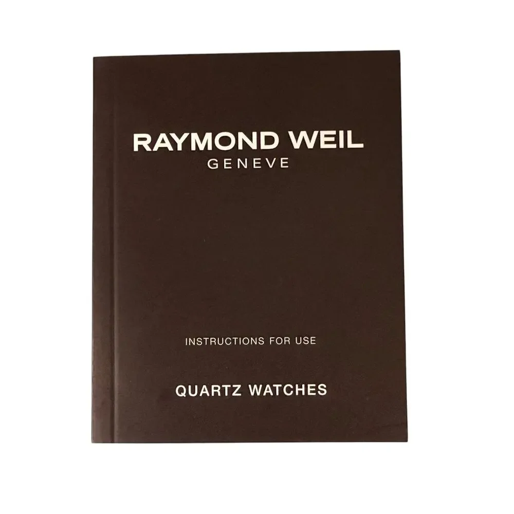 Original Raymond Weil Quartz Watch Instruction Manual with VIP Card and Box